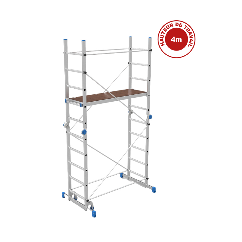 Échafaudage Aluminium TEAM – Echafaudage multi-usages Échafaudage Aluminium TEAM - Echafaudage multi-usages