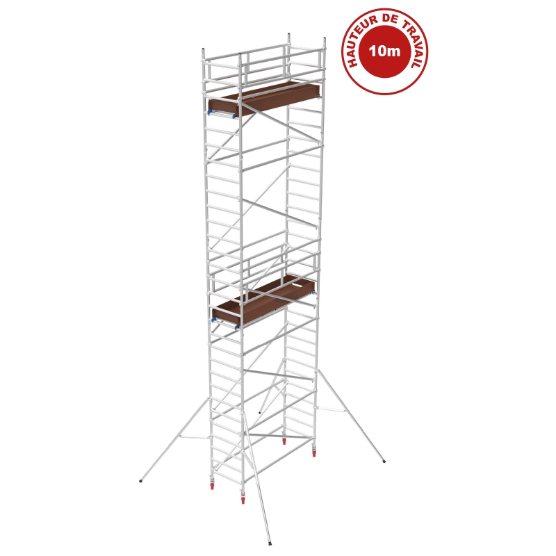 Échafaudage Aluminium Alutower SI 10 Plateforme 0.87×2.40m Échafaudage Aluminium Alutower SI 10 Plateforme 0.87x2.40m