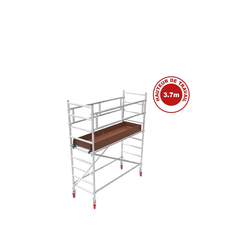 Échafaudage Aluminium Alutower SI 3+ Plateforme 0.87×1.80m Échafaudage Aluminium Alutower SI 3+ Plateforme 0.87x1.80m