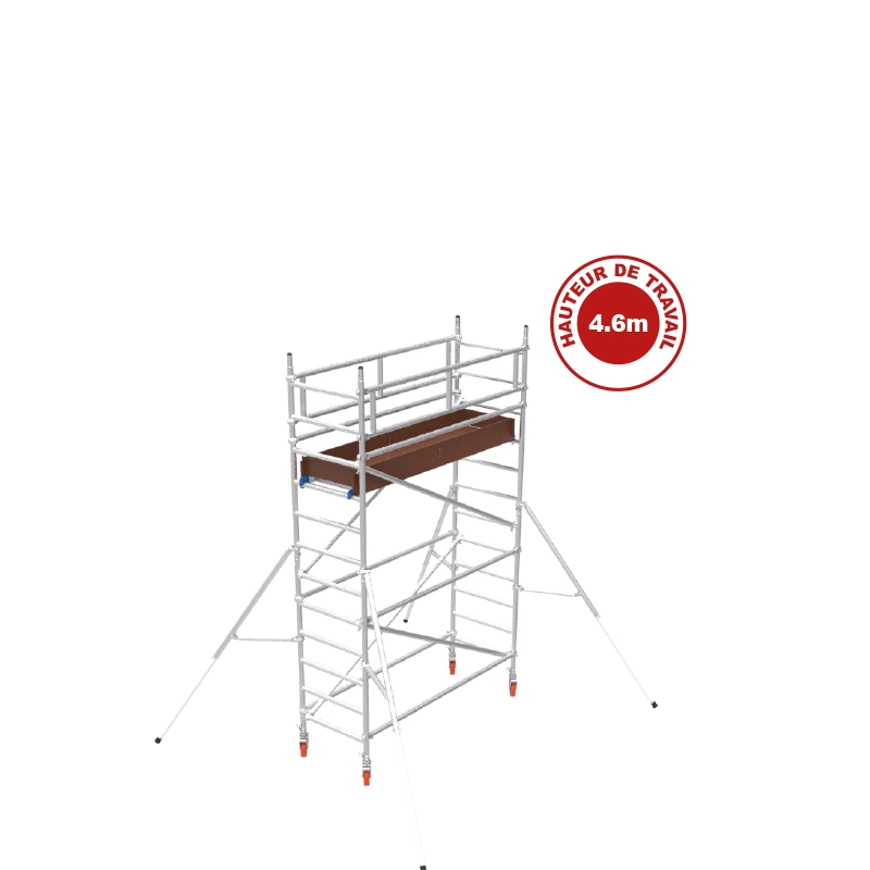 Échafaudage Aluminium Alutower SI 4 Plateforme 0.87×1.80m Échafaudage Aluminium Alutower SI 4 Plateforme 0.87x1.80m