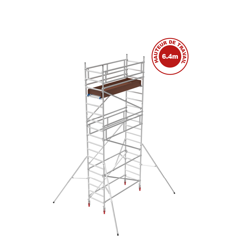 Échafaudage Aluminium Alutower SI 6 Plateforme 0,87×1,80m Échafaudage Aluminium Alutower SI 6 Plateforme 0,87x1,80m