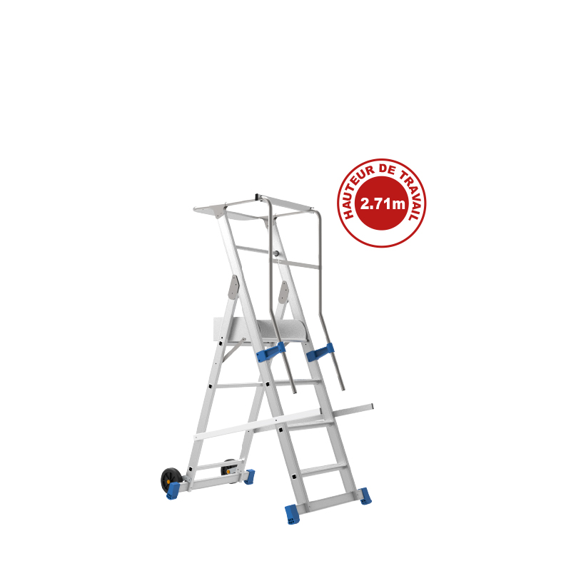 Échelle Plateforme Aluminium CASFOR 3 Échelle Plateforme Aluminium CASFOR 3