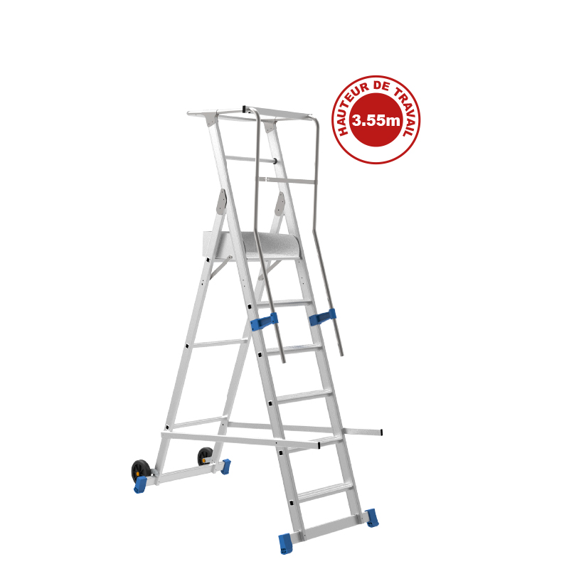 Échelle Plateforme Aluminium CASFOR 6 Échelle Plateforme Aluminium CASFOR 6