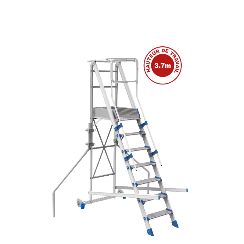 Échelle Plateforme Aluminium FORTEZZA 7 Échelle Plateforme Aluminium FORTEZZA 7