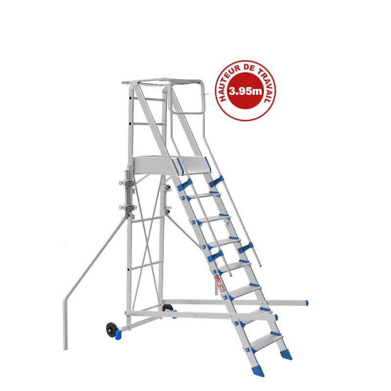 Échelle Plateforme Aluminium FORTEZZA 8 Échelle Plateforme Aluminium FORTEZZA 8