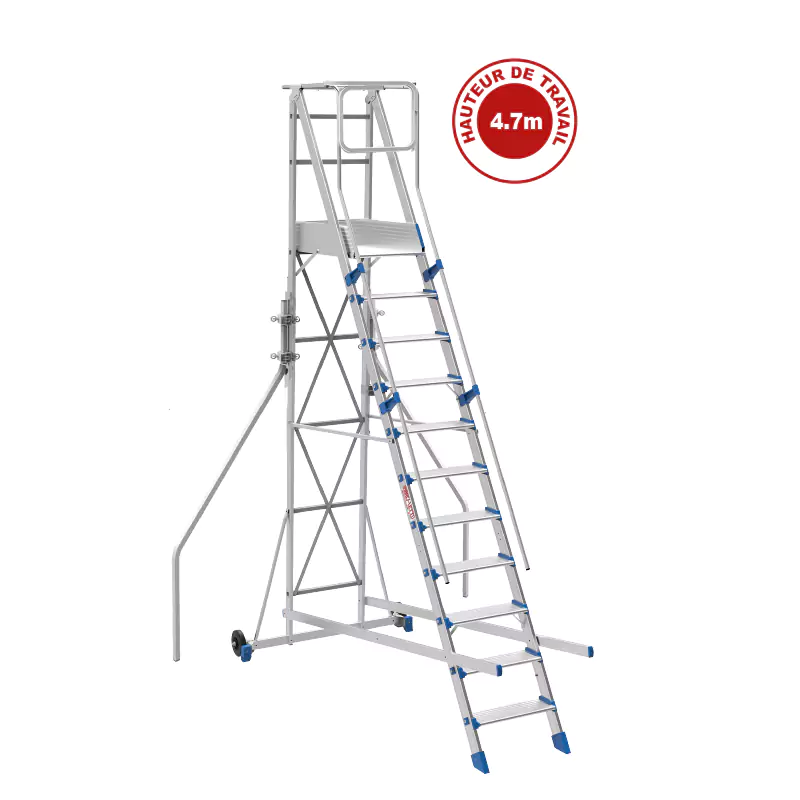 Échelle Plateforme Aluminium FORTEZZA 11 Échelle Plateforme Aluminium FORTEZZA 11