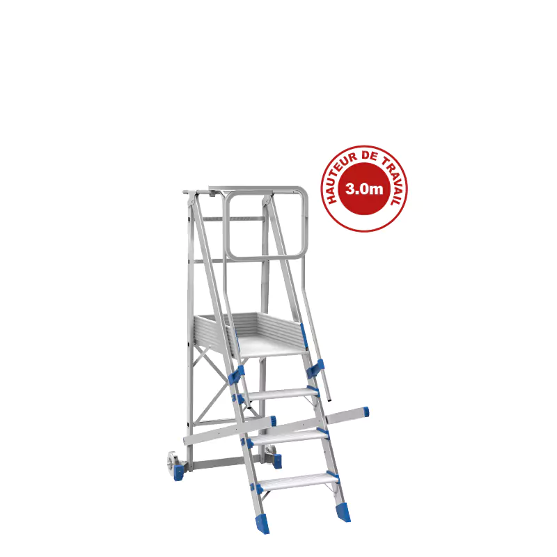 Échelle Plateforme Aluminium FORTEZZA 4 Échelle Plateforme Aluminium FORTEZZA 4