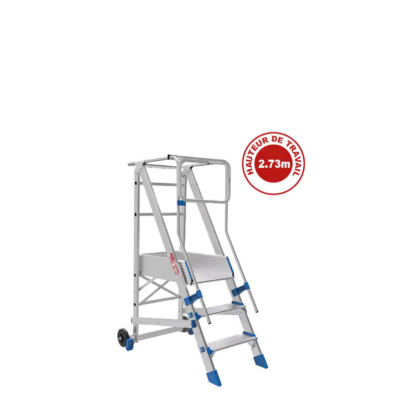 Échelle Plateforme Aluminium FORTEZZA 3 Échelle Plateforme Aluminium FORTEZZA 3