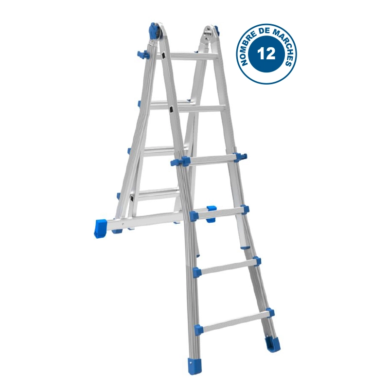 Échelle Télescopique EQUIPE 2×12 marches Échelle Télescopique EQUIPE 2x12 marches