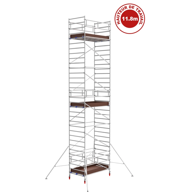 Échafaudage Aluminium Alutower SI 12 Plateforme 1.40×2.40m Échafaudage Aluminium Alutower SI 12 Plateforme 1.40x2.40m