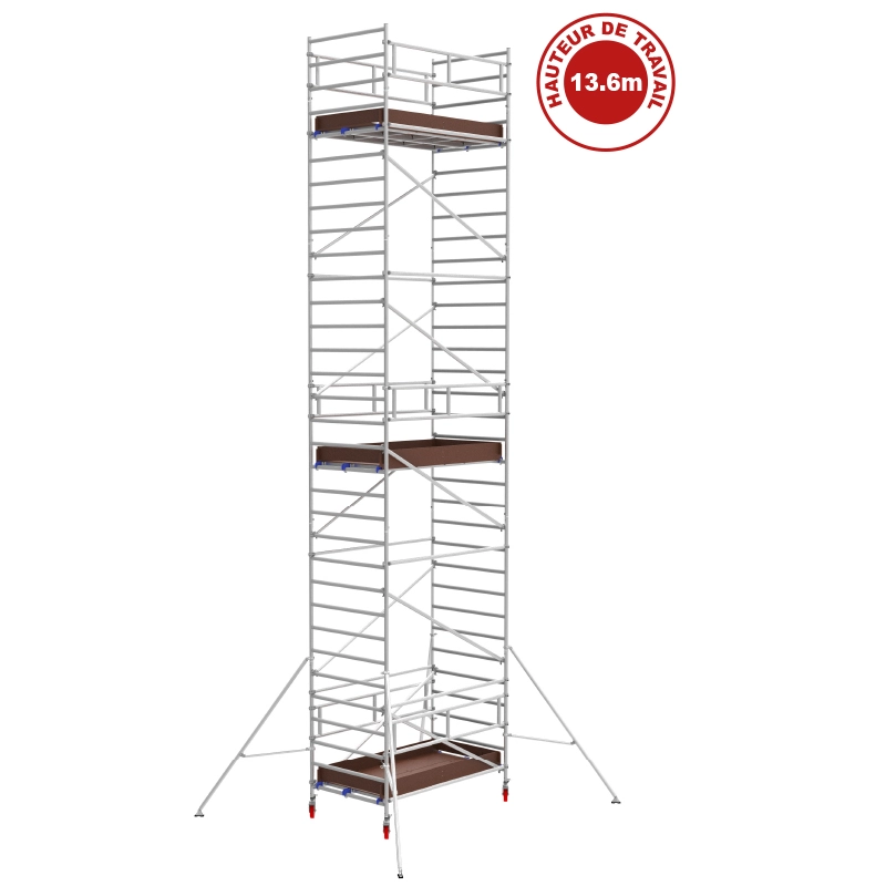 Échafaudage Aluminium Alutower SI 14 Plateforme 1.40×2.40m Échafaudage Aluminium Alutower SI 14 Plateforme 1.40x2.40m