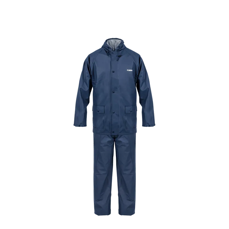 ENSEMBLE DE PLUIE EM PU BLEU ENSEMBLE DE PLUIE EM PU BLEU