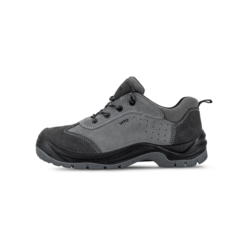 CHAUSSURE DE SÉCURITÉ BASSE EN CUIR SUÉDÉ GENES S1P CHAUSSURE DE SÉCURITÉ BASSE EN CUIR SUÉDÉ GENES S1P