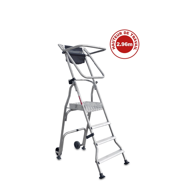 ÉCHELLE PLATEFORME ALUMINIUM PL 4 ÉCHELLE PLATEFORME ALUMINIUM PL 4