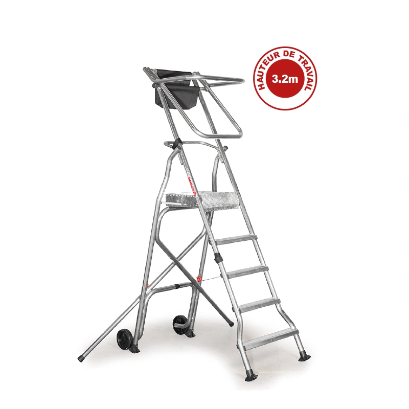 ÉCHELLE PLATEFORME ALUMINIUM PL 5 ÉCHELLE PLATEFORME ALUMINIUM PL 5