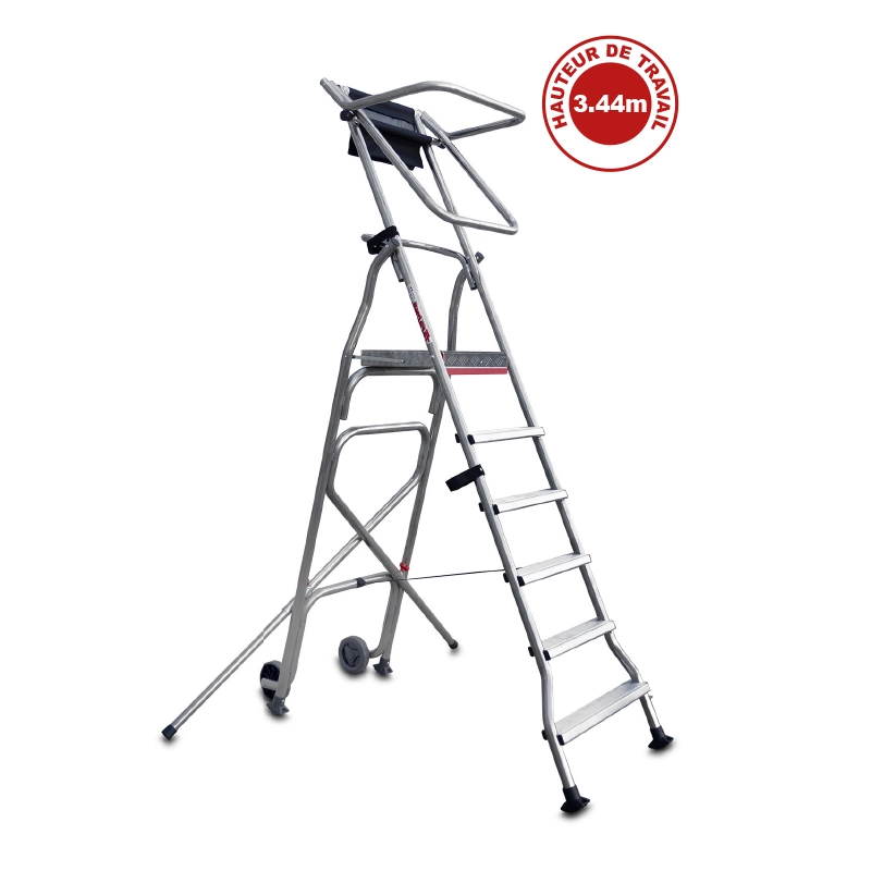 ÉCHELLE PLATEFORME ALUMINIUM PL 6 ÉCHELLE PLATEFORME ALUMINIUM PL 6