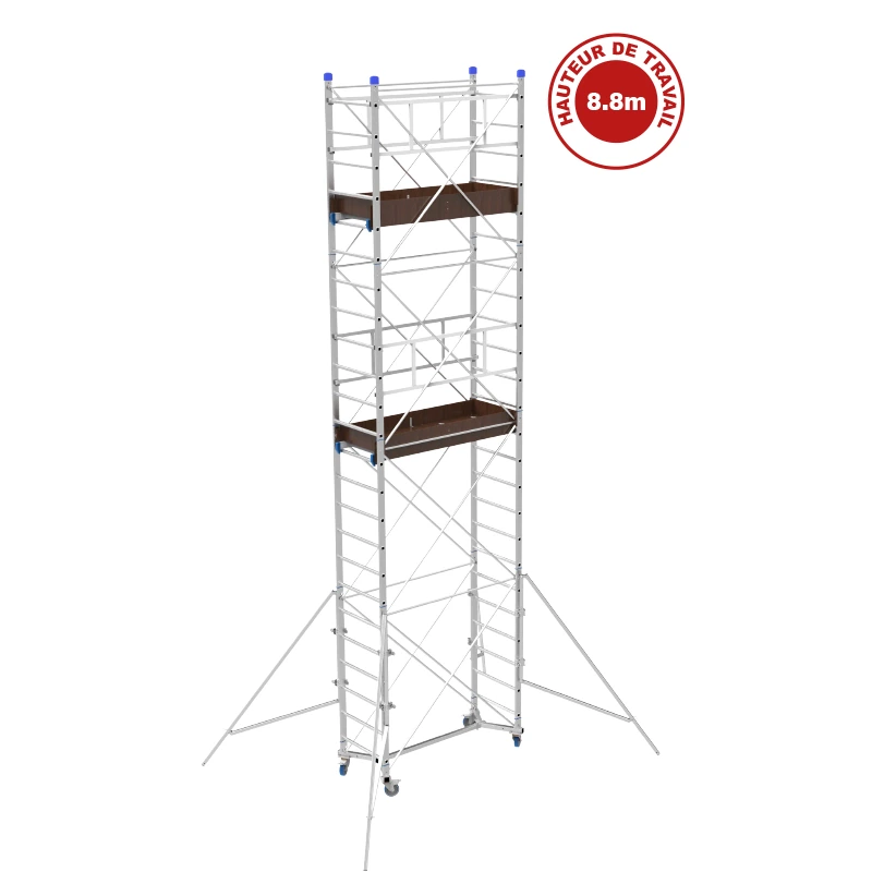 ÉCHAFAUDAGE ALUMINIUM OLYMPO 8+ ÉCHAFAUDAGE ALUMINIUM OLYMPO 8+